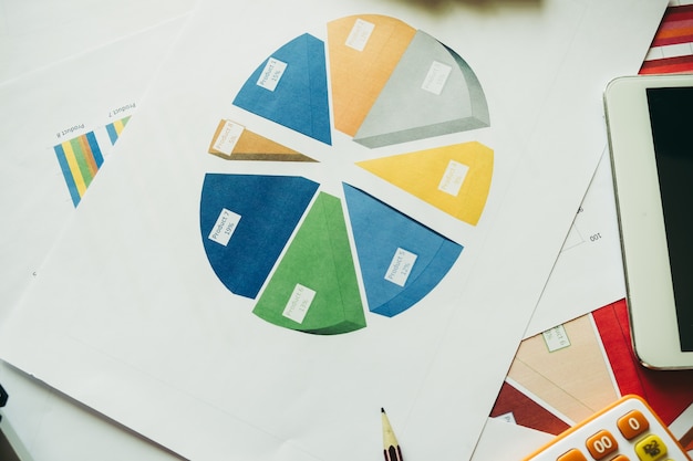 A visual representation of asset diversification, showing a pie chart divided into different investment categories such as stocks, bonds, real estate, and commodities, each with icons representing their respective assets.