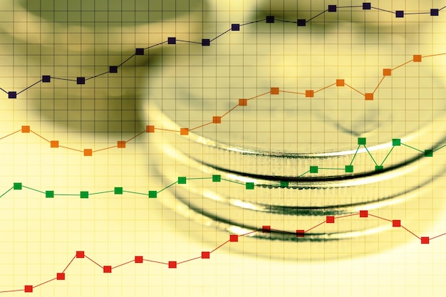 A graph showing the historical performance of a diversified portfolio consisting of a US stock index fund, an international stock index fund, and a bond index fund, illustrating the benefits of diversification.