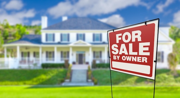 A couple looking at a house with a 