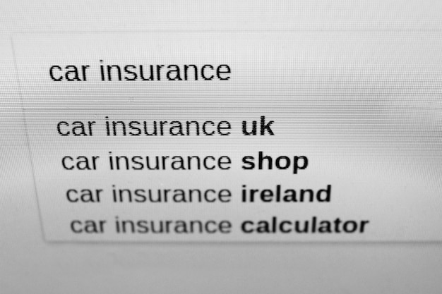 A digital interface showing comparison quotes for different auto insurance policies, with highlighted sections indicating the coverage details and premiums.