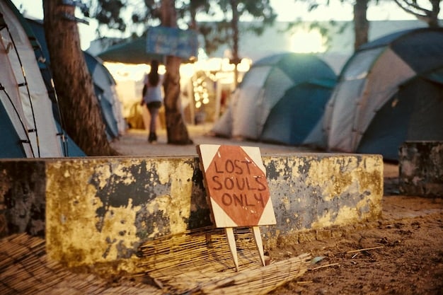 A campsite in a national park, emphasizing Leave No Trace principles. A tent is set up on a durable surface, with food stored properly away from wildlife. The surrounding area is clear of trash and natural elements remain undisturbed.
