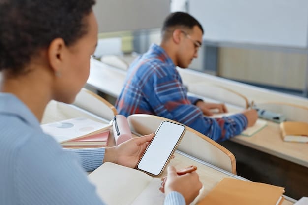 A close-up shot of an admissions officer reviewing a student's application, highlighting the different components of the application process, such as transcripts, essays, and letters of recommendation.